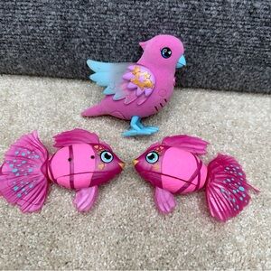 Little Live Pets lot Bird Fish x2  AS IS please read